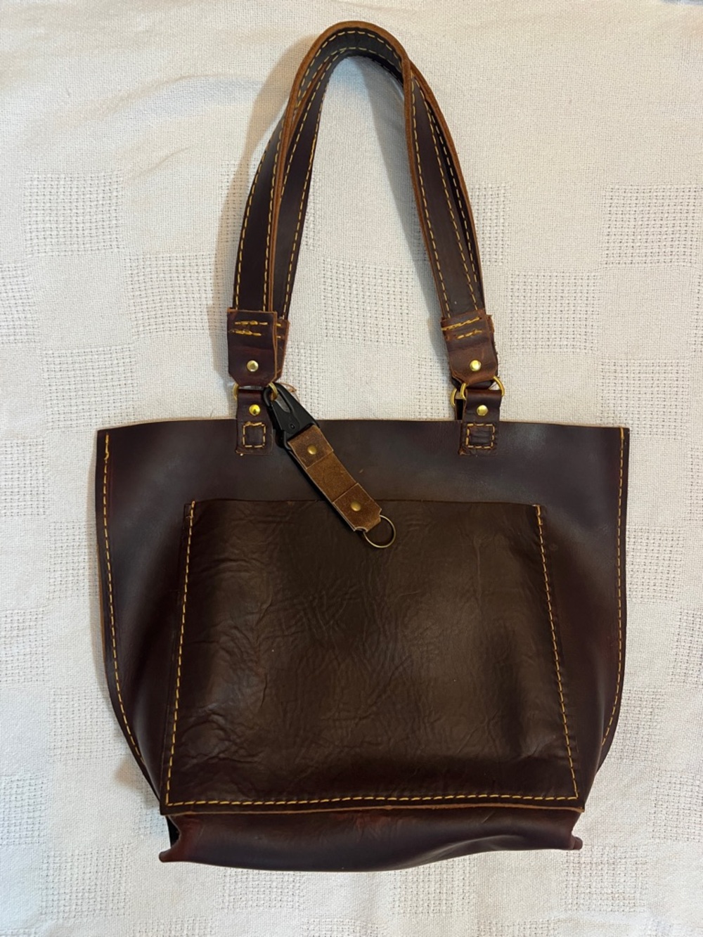 Full Grain Leather purse.